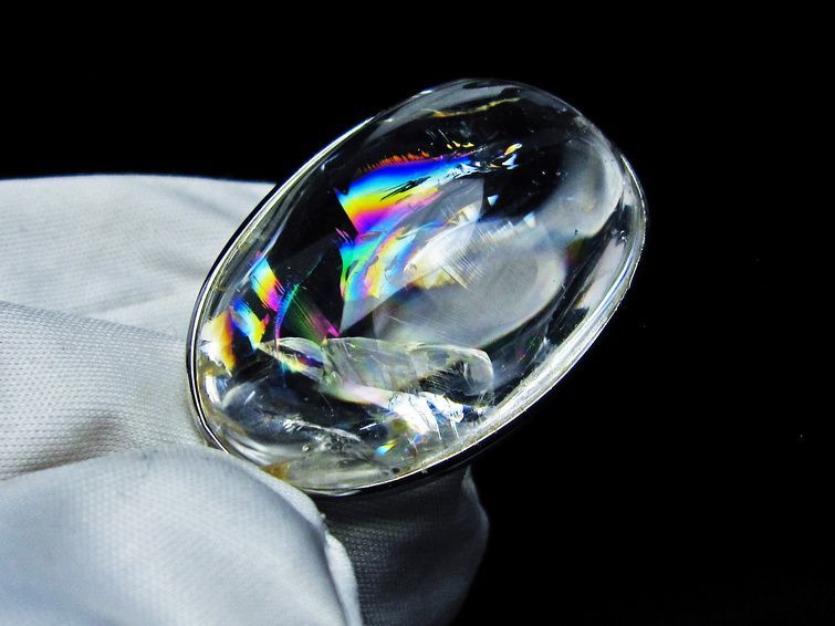アイリスクォーツ 水晶 ペンダント 虹入り 一点物 112-8298