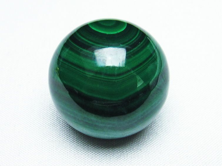 マラカイト 丸玉 スフィア 30mm 一点物 141-3537