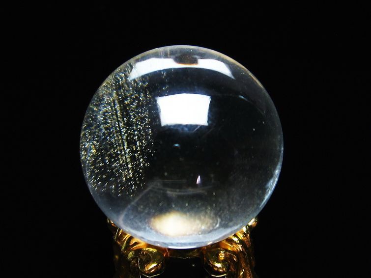 水晶 丸玉 スフィア 24mm 一点物 141-4103