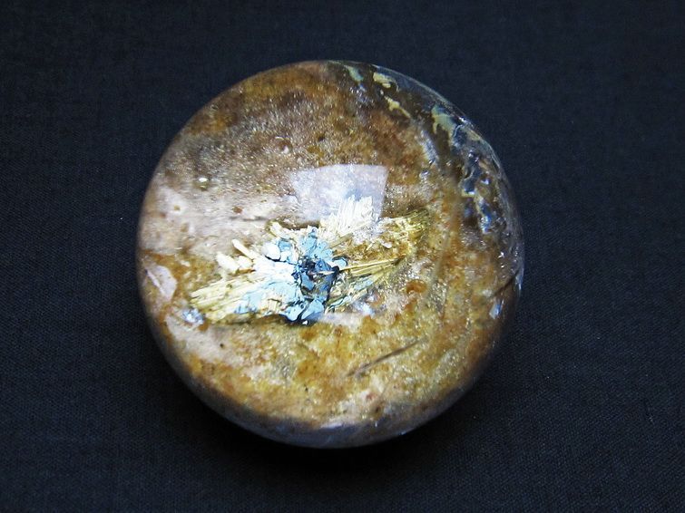 タイチンルチル 水晶 丸玉 スフィア 44mm 一点物 141-4342