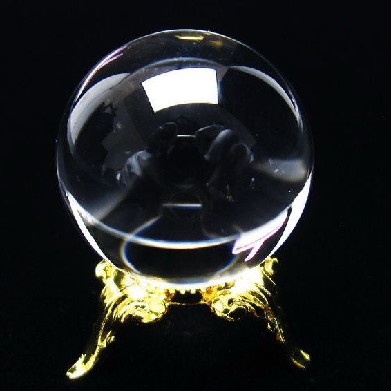 水晶 丸玉 ブラジル産 24mm 一点物 141-6414 – 天然石・パワーストーン