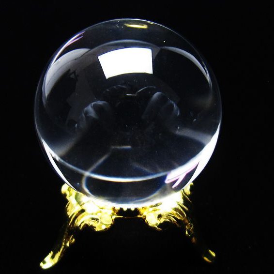 水晶 丸玉 ブラジル産 24mm 一点物 141-6423 – 天然石・パワーストーン