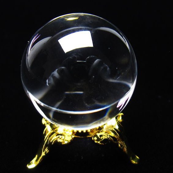 水晶 丸玉 ブラジル産 24mm 一点物 141-6446 – 天然石・パワーストーン