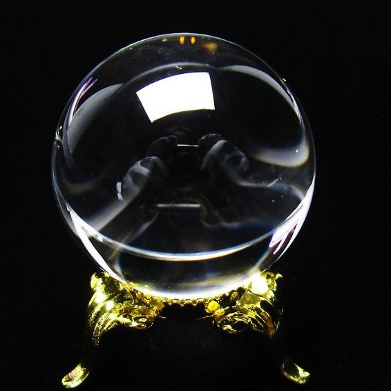 水晶玉 水晶 丸玉 スフィア ブラジル産 30mm 一点物 141-6468 – 天然石