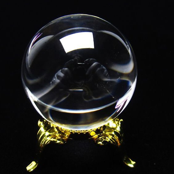 水晶玉 水晶 丸玉 スフィア ブラジル産 30mm 一点物 141-6474