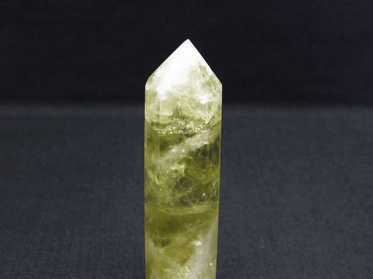 シトリンクォーツ 六角柱 原石 一点物 142-4471