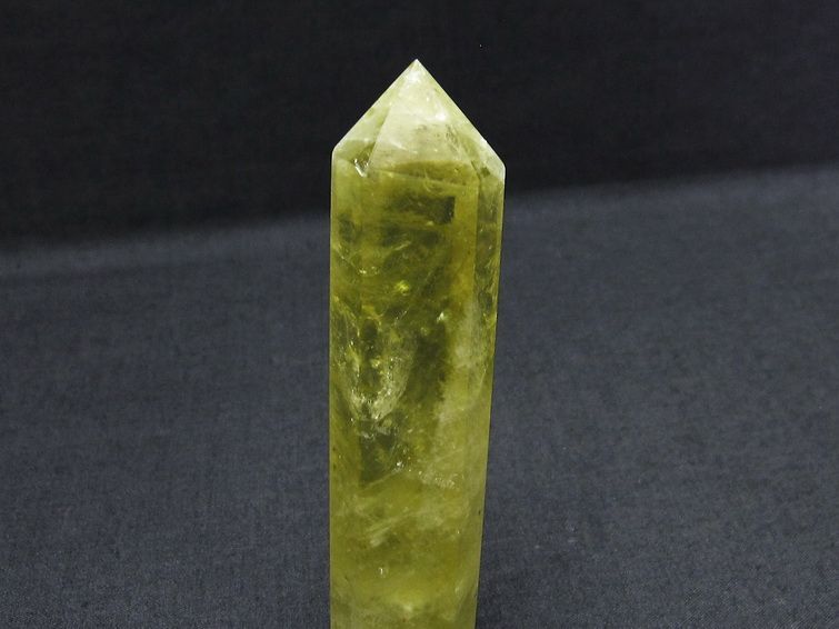 シトリンクォーツ 六角柱 原石 一点物 142-4520