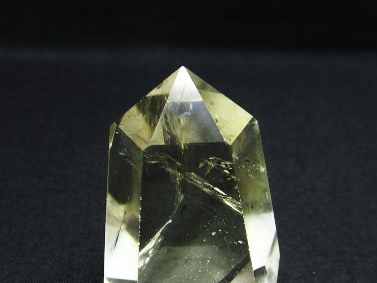 シトリン 六角柱 原石 一点物 142-5225