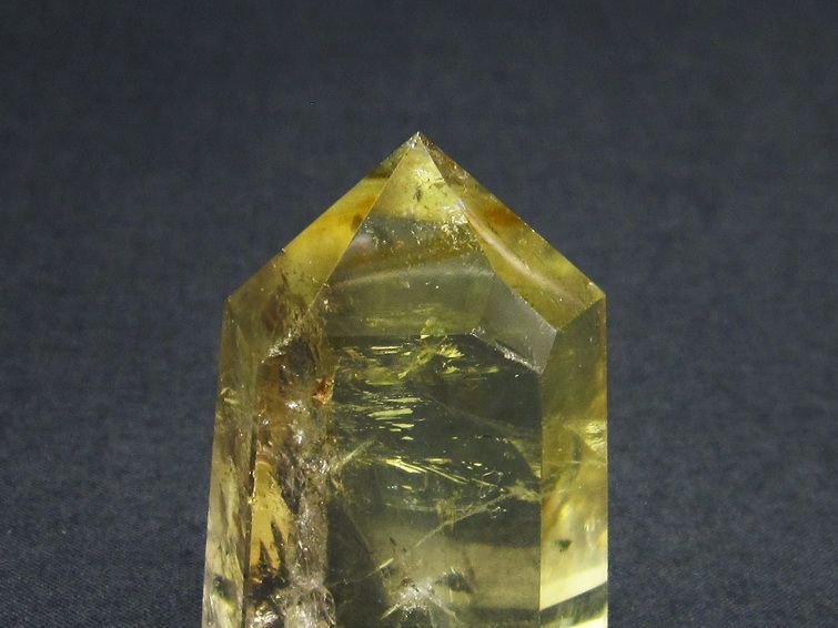 シトリン 六角柱 原石 一点物 142-5256