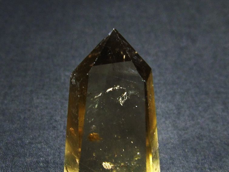 シトリン 六角柱 原石 一点物 142-5292