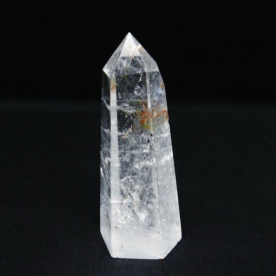誠安◇2.2Kgライトニング水晶 六角柱[T581-4424] 水晶 六角柱 ポイント