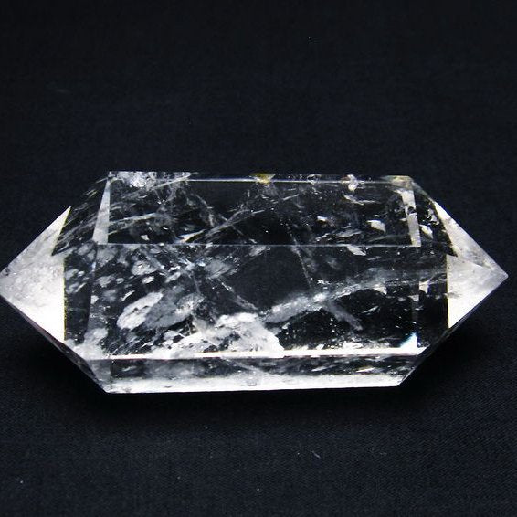水晶 六角柱 ダブルポイント 原石 ポイント 一点物 142-7905 – 天然石