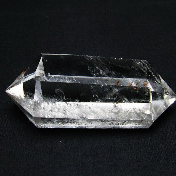 水晶 六角柱 ダブルポイント 原石 ポイント 一点物 142-7965 – 天然石