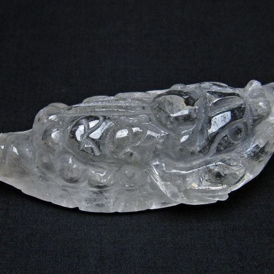 水晶 手彫り 置物 キンセン 金蟾 一点物 144-192 – 天然石