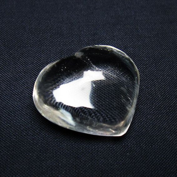 水晶 ハート置物 一点物 145-1428