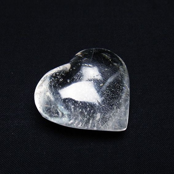 水晶 ハート置物 一点物 145-1431