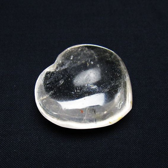 水晶 ハート置物 一点物 145-1432