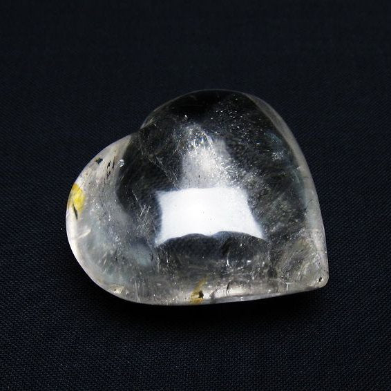 水晶 ハート置物 一点物 145-1441