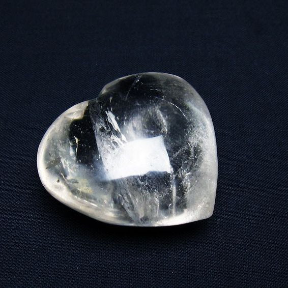 水晶 ハート置物 一点物 145-1445