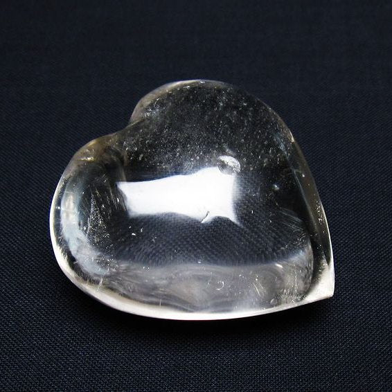 水晶 ハート置物 一点物 145-1447