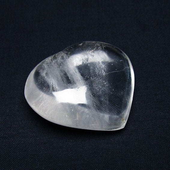 水晶 ハート置物 一点物 145-1460