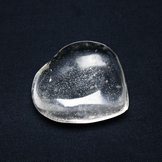 水晶 ハート置物 一点物 145-1463