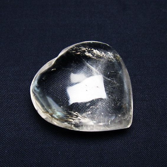 水晶 ハート置物 一点物 145-1464