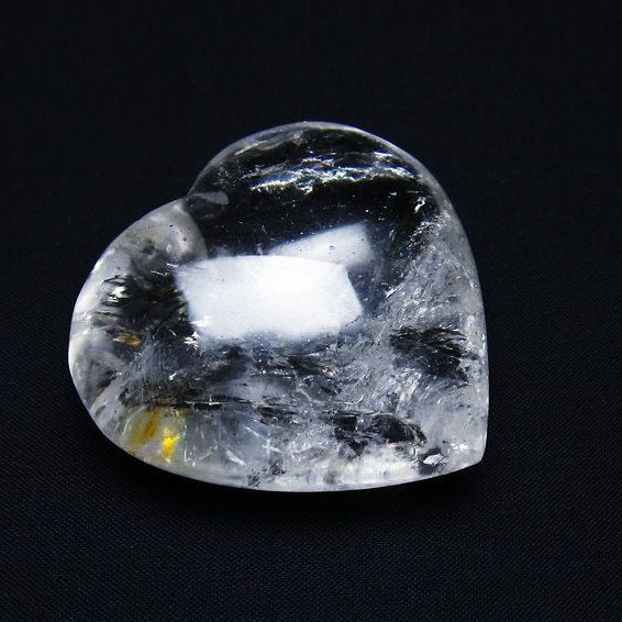 水晶 ハート置物 一点物 145-1483