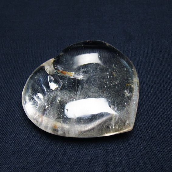 水晶 ハート置物 一点物 145-1495