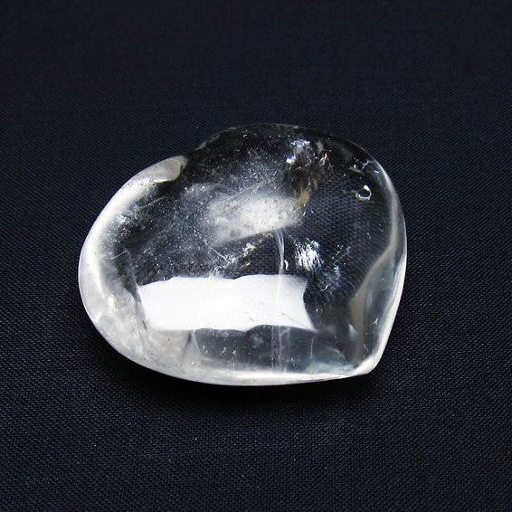 水晶 ハート置物 一点物 145-1501