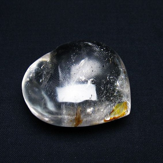 水晶 ハート置物 一点物 145-1505