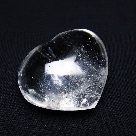 水晶 ハート置物 一点物 145-1506