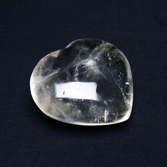 水晶 ハート置物 一点物 145-1510