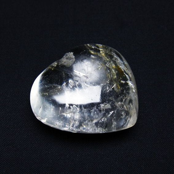 水晶 ハート置物 一点物 145-1516