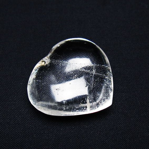水晶 ハート置物 一点物 145-1533