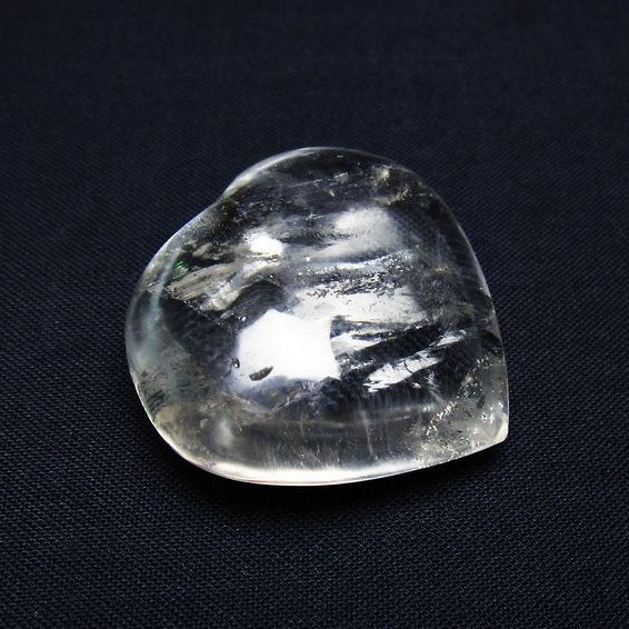 水晶 ハート置物 一点物 145-1535
