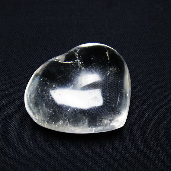 水晶 ハート置物 一点物 145-1538