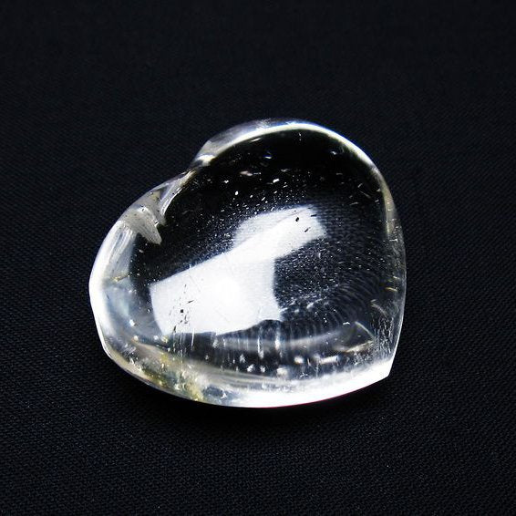 水晶 ハート置物 一点物 145-1549