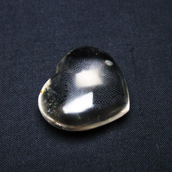 水晶 ハート置物 一点物 145-1552