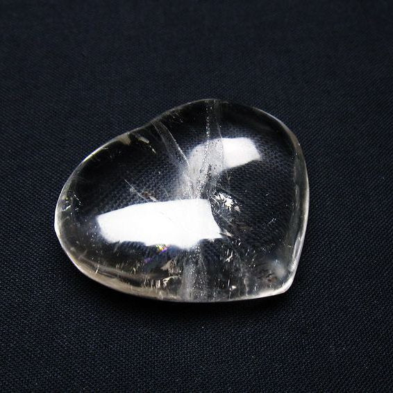 水晶 ハート置物 一点物 145-1555