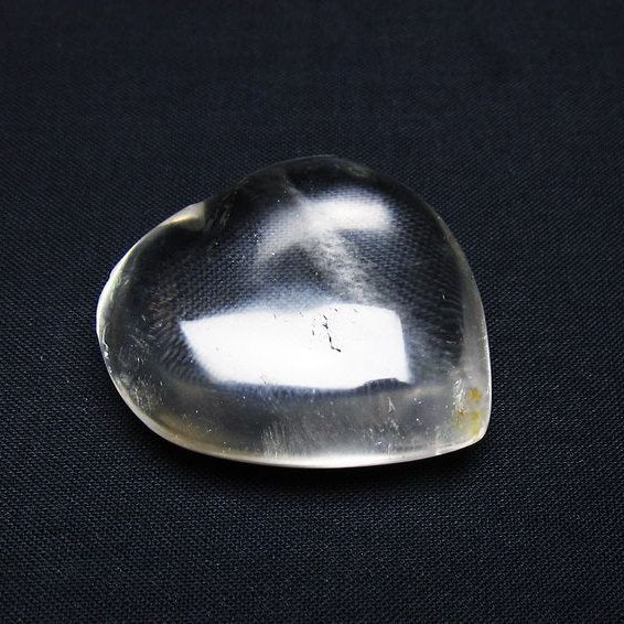 水晶 ハート置物 一点物 145-1558