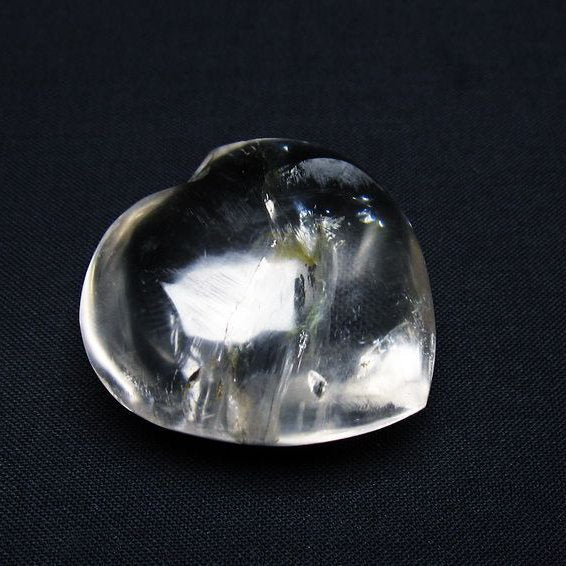 水晶 ハート置物 一点物 145-1563