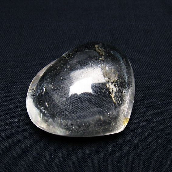 水晶 ハート置物 一点物 145-1574