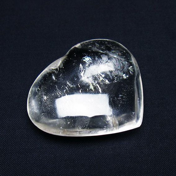 水晶 ハート置物 一点物 145-1575