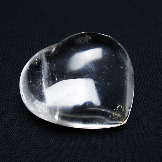 水晶 ハート置物 一点物 145-1582