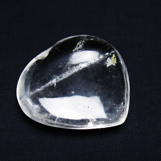 水晶 ハート置物 一点物 145-1595