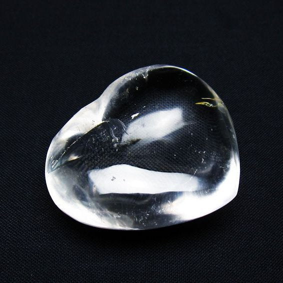 水晶 ハート置物 一点物 145-1600