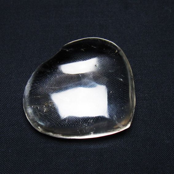水晶 ハート置物 一点物 145-1603