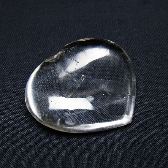 水晶 ハート置物 一点物 145-1613