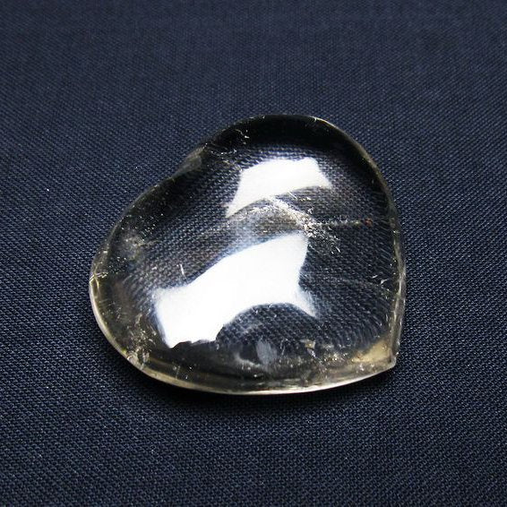 水晶 ハート置物 一点物 145-1626